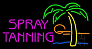 Spray Tanning LED Neon Sign