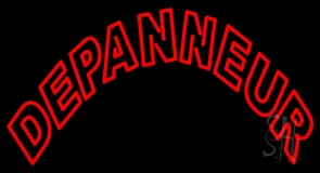Double Stroke Depanneur LED Neon Sign