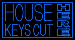 House Keys Cut Here LED Neon Sign