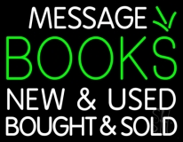 Custom Books New And Used Bought And Sold LED Neon Sign