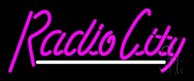 Cursive Radio City LED Neon Sign