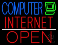 Computer Internet Open LED Neon Sign