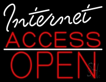 Internet Access Open LED Neon Sign