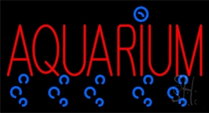 Red Aquarium LED Neon Sign