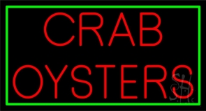 Crab Oysters 1 LED Neon Sign