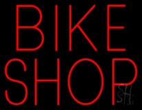 Red Bike Shop LED Neon Sign