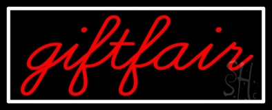 Red Gift Fair LED Neon Sign