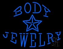 Body Jewelry LED Neon Sign