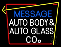 Custom Auto Body And Glass LED Neon Sign