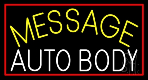 Custom Auto Body Block LED Neon Sign