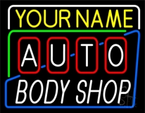 Custom Auto Body Shop LED Neon Sign