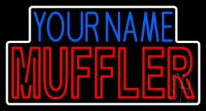 Custom Double Stroke Mufflers LED Neon Sign