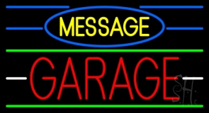 Custom Red Garage LED Neon Sign