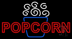 Double Stroke Popcorn LED Neon Sign