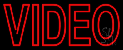 Double Stroke Video LED Neon Sign