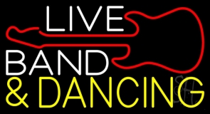 Live Bands LED Neon Sign