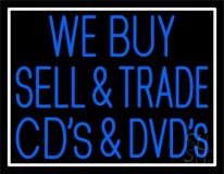 We Buy Sell Cds Dcds 1 LED Neon Sign