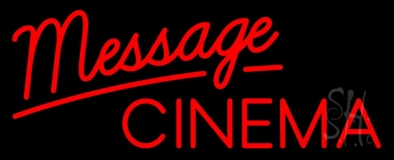 Custom Cinema Red LED Neon Sign