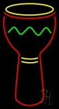 Djembe Drum LED Neon Sign
