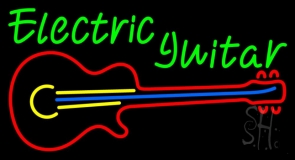 Electric Guitar 1 LED Neon Sign