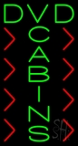 Green Dvd Cabins LED Neon Sign