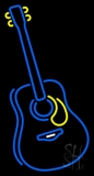Logo Guitar LED Neon Sign