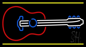 Guitar LED Neon Sign