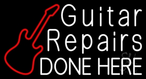 Guitar Repair Done Here 1 LED Neon Sign