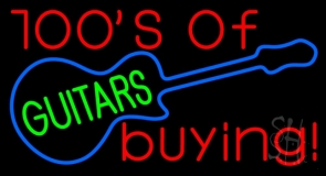 Guitars 1 LED Neon Sign