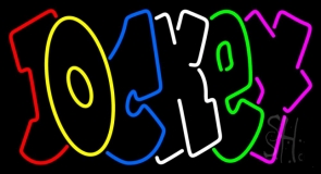 Jockey LED Neon Sign