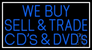 We Buy Sell Cds Dvds LED Neon Sign