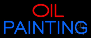 Block Oil Painting LED Neon Sign