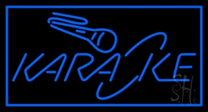 Blue Karaoke LED Neon Sign