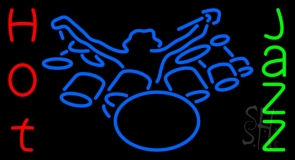 Drummer In Jazz 1 LED Neon Sign