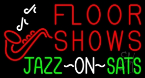 Floor Shows Jazz LED Neon Sign