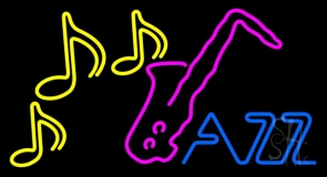 Jazz With Logo 1 LED Neon Sign