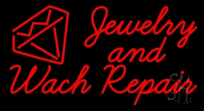 Jewelry And Watch Repair Diamond Logo LED Neon Sign