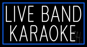 Live Band Karaoke 1 LED Neon Sign
