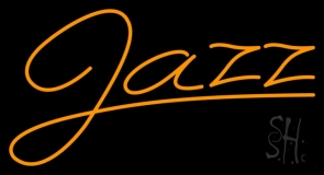 Orange Jazz LED Neon Sign