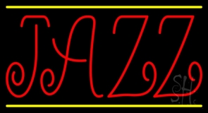 Red Block Jazz 3 LED Neon Sign