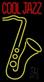 Saxophone Cool Jazz 1 LED Neon Sign