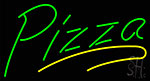 Green Pizza LED Neon Sign