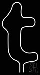 White T LED Neon Sign