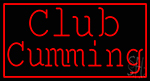Red Border Club Cumming LED Neon Sign