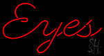 Red Eyes LED Neon Sign