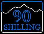 90 Shilling Logo LED Neon Sign