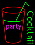 Party Cock Tail LED Neon Sign