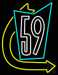 59 Road LED Neon Sign