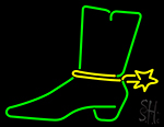Cowboy Boot LED Neon Sign