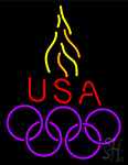 Usa Olympic Logo LED Neon Sign